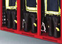 Feuerwehrschränke Zur Aufbewahrung von Einsatzkleidung Lista Feuerwehrschränke dienen der
