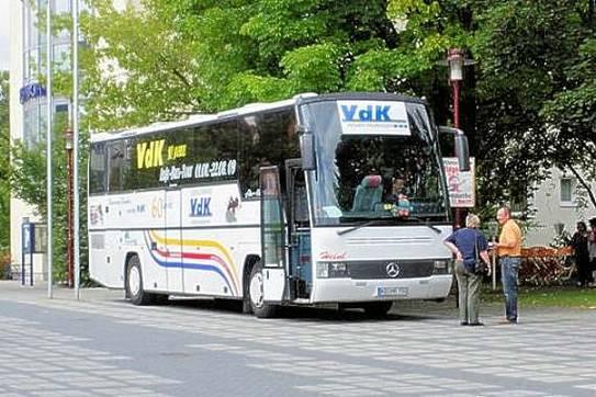 Infobus des VdK-Landesverbandes in Sömmerda Am Nachmittag des 13.