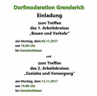 Zell (Mosel) - 18 - Ausgabe 39/2017 grenderich Ortsbürgermeister Udo Theis Gemeindehaus, Schulstraße, 56858 Grenderich, Tel.