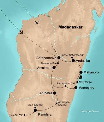 Im Preis enthalten Madagaskar 22 Tage ab 2.599, Madagaskar 22 Tage ab 2.