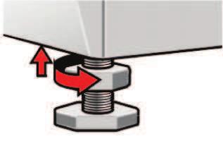 Je nach Anschluss zusätzlich benötigt e f Erforderliche Abmessungen: a = 650 mm, b = 620 mm, c = 850 mm Waschtrockner nur unter einer durchgehenden, mit den Nachbarschränken fest verbundenen