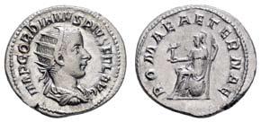 14 10151 10151 F 30 Gordianus III., 238-244, AR Antoninian, 240, Rom, Av.