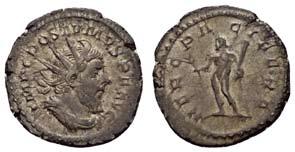 18 10198 10198 F 10 Postumus 259-268, AR Antoninian, 262, Köln, Silbersud, 4,18 g,, RIC 67, ss-vz 10199 10199 F 10 Postumus 259-268, AR Antoninian, 267, Augusta Treverorum, Silbersudreste, 2,79 g,, C.