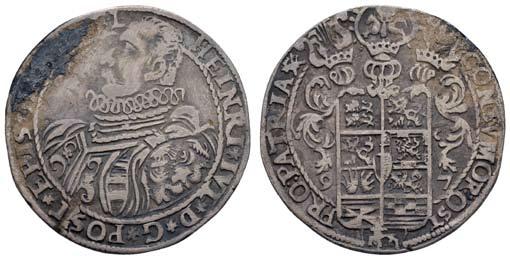 Schrötter 329, ss+ 10255 10255 F 160 Heinrich Julius, 1589-1613, Reichstaler, 1597, Osterode, Heinrich Julius, 1589-1613, Reichstaler, 1597,