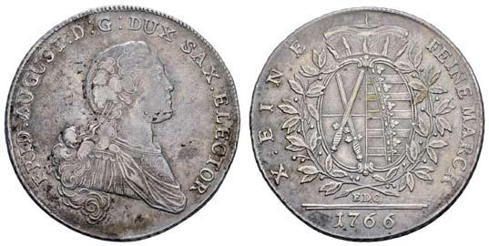 Friedrich August III., 1763-1806, Pfennig, 1772, C, korr.