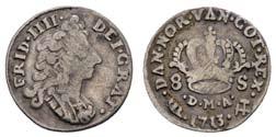 : nach links sitzender Löwe in gotischem Portal, Rv.: Wappen auf Blumenkreuz, Prachtexemplar, 4,23 g,, Delm. 489 Fried. 185 v.