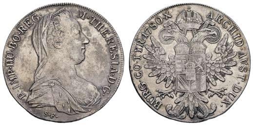 : gekrönter und nimbierter Doppeladler mit aufgelegtem Wappen, 27,70 g,, Dav. vergl.