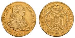 1788-1808, 2 Escudos, 1796/94, Madrid, 6,70 g,, Calicó 332, ss/ss-vz Salzburg Erzbistum 10418 10418 F 50