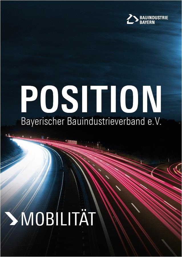BBIV-POSITION MOBILITÄT POSITION Mobilität am 4. Mai 2015 von BBIV- Präsident Josef Geiger an Ministerpräsident Seehofer übergeben.