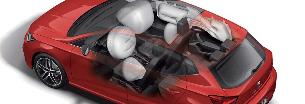 Airbags Für den Fall der Fälle ist jeder rundum geschützt dank Frontund Seitenairbags für Fahrer und Beifahrer