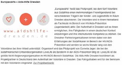 09.12.2013 Aids-Hilfe Dresden e.v.