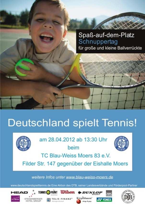 4. Turniere und Veranstaltungen Aktionstag Deutschland spielt Tennis!