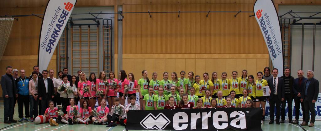 Landesfinale der Steiermark in Hartberg, 17. März 2016 Am Donnerstag, dem 17.3.2016 fand im BSZ Hartberg das steirische Finale der Sparkasse Schülerliga Volleyball statt.