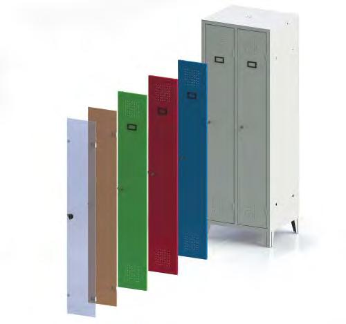 Das Wechseltür-Konzept: Türvarianten in diversen Farben, HPL-Türen mit Holzdekor oder auch