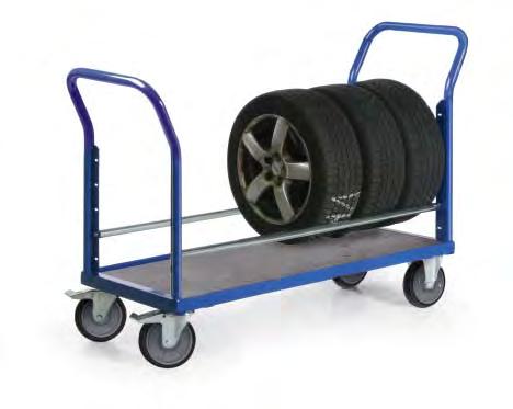 Transportgeräte für Reifen Fahrgestell mit Reifenregal die einfache Lösung für ein mobiles Reifenhandling solide