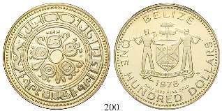 600,- BAHAMAS 194 Elizabeth II., seit 1952 100 Dollars 1978.