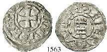 Prägeschwäche, f.ss/ss 240,- KREUZFAHRERSTAATEN, ANTIOCHIA - FÜRSTENTUM 1561 Bohemund III., 1163-1201 Denar.