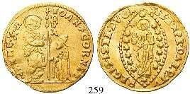 259 Giovanni Corner II., 1709-1722 Zecchino. 3,46 g.