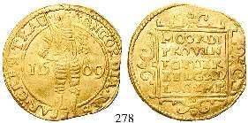 Schrift. Gold. Friedb.250; Delm 775. ss 330,- 276 Dukat 1770.