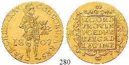 Schrift. Gold. 3,42 g fein. Friedb.284; Delm.963. l.