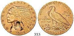 vz 400,- 350 5 Dollars 1895, Philadelphia. Liberty. Gold. 7,54 g fein.
