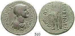 außergewöhnliche Erhaltung, eindrucksvolles Caesarenportrait des Marcus Aurelius, ex Slg. B/N. Felder leicht geglättet, ss/ss-vz 1.500,- KILIKIEN, ANAZARBOS 508 Claudius I.