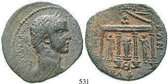 ss+ 200,- PHÖNIZIEN, BYBLOS 530 Diadumenianus, Caesar, 217-218 Bronze 26 mm. 8,82 g. Gepanzerte Büste r.