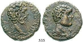 , 238-244 Bronze 32 mm. 17,62 g. Drapierte Büste r. mit Lorbeerkranz / Gordianus III. in Toga mit Lorbeerkranz und Zepter thronend r.