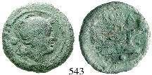 800,- 540 Anonym, nach 211 v.chr. Victoriat nach 211 v.chr., Rom. 3,29 g. Kopf des Jupiter r. mit Lorbeerkranz / ROMA Victoria r.