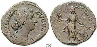 ss 230,- 700 Marcus Aurelius, Caesar, 139-161 Cu-As 161, Rom. 10,77 g. Kopf r.