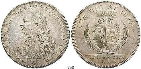 AB 1806) 997 Friedrich Karl, 1677-1693 Silbermedaille 1682.