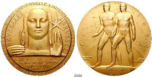 MEDAILLEN Abb. verkleinert RITTER 1048 Goldmedaille 1962. (von Giampaoli) auf die Eröffnung des Zweiten Vatikanischen Konzils: 1962-1965.