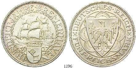 328. st 500,- 1194 3 Reichsmark 1926,