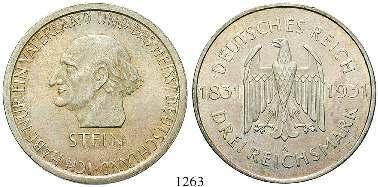 1262 3 Reichsmark 1931, A. Magdeburg. J.347. kl. Rdf.