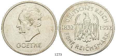 J.348. f.st 190,- 1265 3 Reichsmark 1931, A. vom Stein.