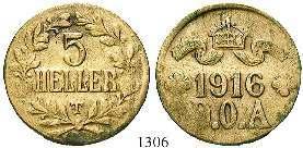 1306 5 Heller 1916, T, Me. J.723.