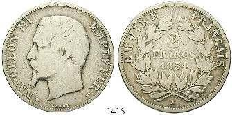 500,- 1414 20 Centimes 1850, A Paris. Gad.303.