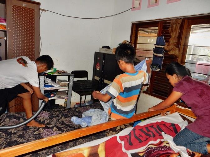 Projekt: SURYA INDRA, Bali, Indonesien Betreute Kinder: 14 Das erste halbe Jahr ist erfreulicherweise ohne grosse Veränderungen vergangen.