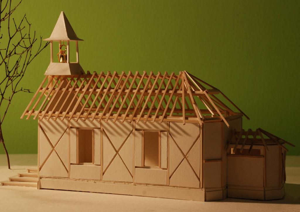Übung 7 Modell Feuerwehrgebäude Bedersdorf Modelle sind in der Architektur unverzichtbar. Sie versetzen den Betrachter in die Lage die geplante Architektur vom Gesamtbild bis ins Detail wahrzunehmen.