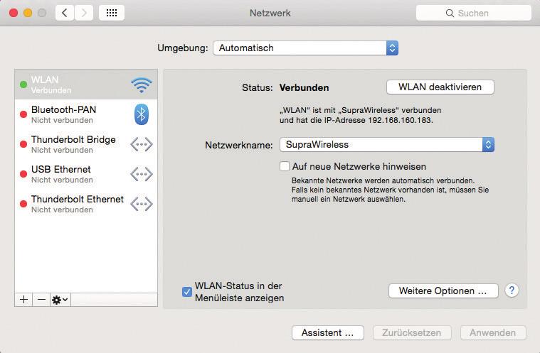 Inbetriebnahme Auf Mac OS X installieren Installieren Sie zunächst die Überwachungskamera gemäß den Schritten bis einschließlich Abschnitt Systemvoraussetzungen.