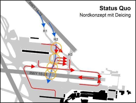 Auf die ursprünglich geplante Route über dem Stadtzentrum von Zürich wird verzichtet. Wozu braucht es eine Umrollung der Piste 28?