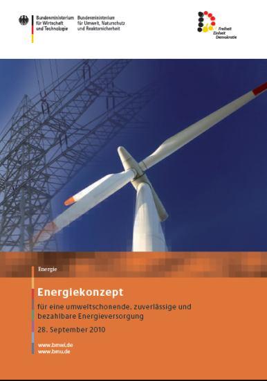 Energie- und Klimapolitik Beschlüsse der Bundeskabinetts zur Energiewende vom 6. Juni 2011 Bundesregierung beschließt insgesamt 8 Gesetz- und Verordnungsentwürfe.