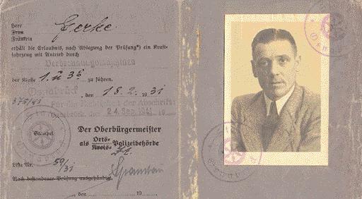 8 s Führerschein, 1931