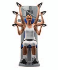 für natürliche Trainingsbewegungen von Schulter und großem Rückenmuskel Sitz stufenlos höhenverstellbar Sitz um 90