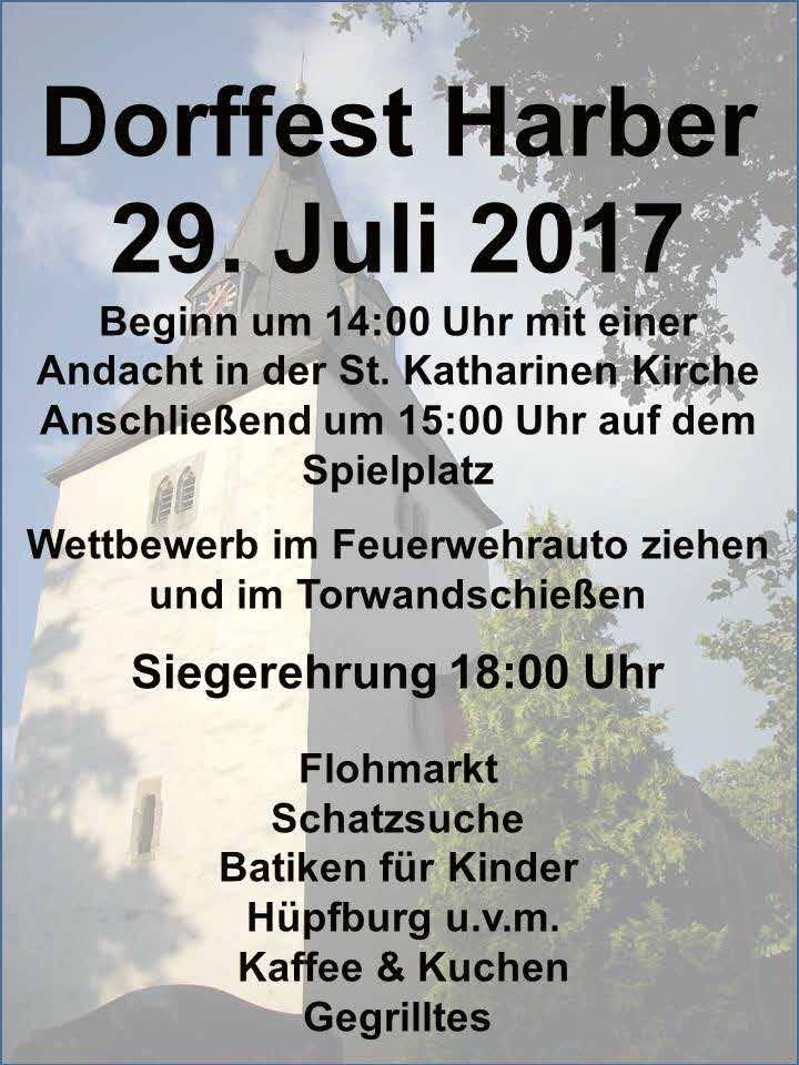 8 CLAUEN Clauener Dorfgemeinschaft Unser nächstes Treffen findet am 17.07.2017 um 19 Uhr im Pfarrhaus statt.