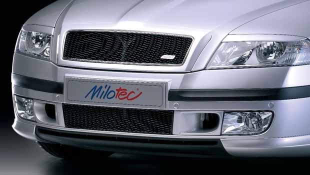 Milotec - Sportgrill (Frontgrill ohne Emblem), passend für Octavia II -  Milotec Auto-Extras GmbH - Skoda Tuning und Zubehör