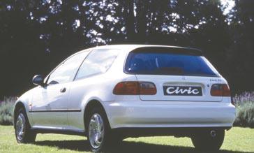 den Zugleich fährt im Jahr 2006 die achte Generation des Honda Civic vor.