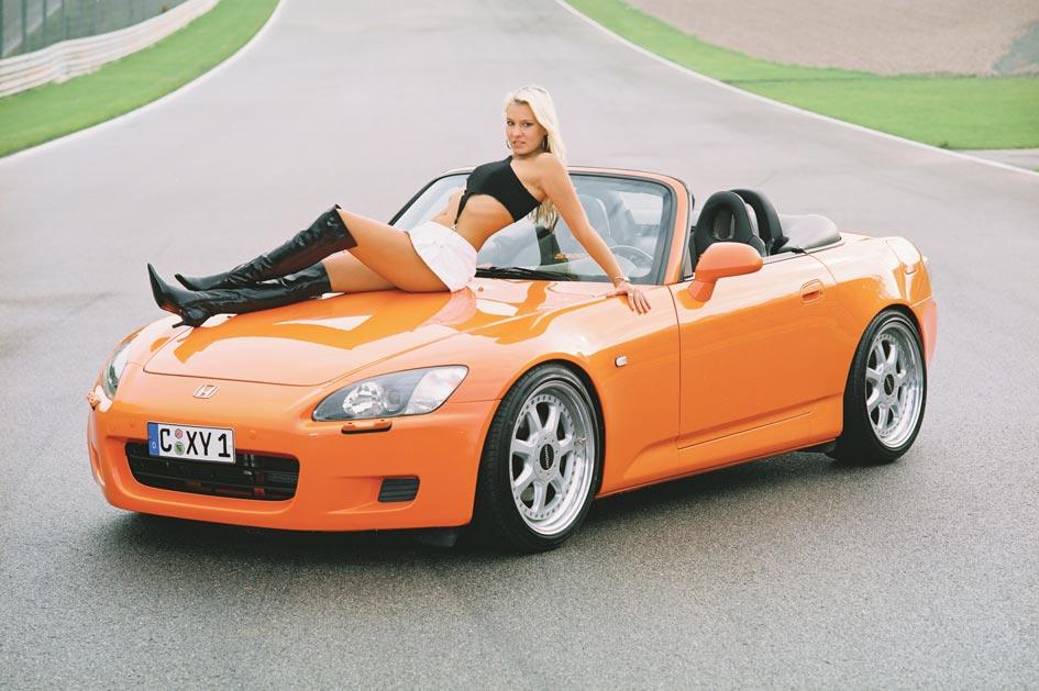 Spätsommer 2004 auf dem Sachsenring: Fotoshooting mit Doreen Seidel ist angesagt.