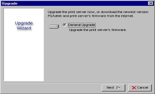 Aktualisieren der Firmware des Druckerservers 1. Schritt Notieren Sie den Dateinamen des BIN und laden Sie die neuste Version. 2.
