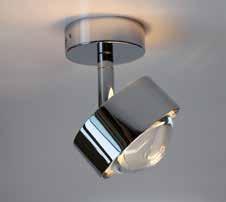 Puk Turn Deckenleuchte, Hochvolt Halogen oder LED Power, dimmbar. Ceiling lamp, high voltage halogen or LED power, dimmable.